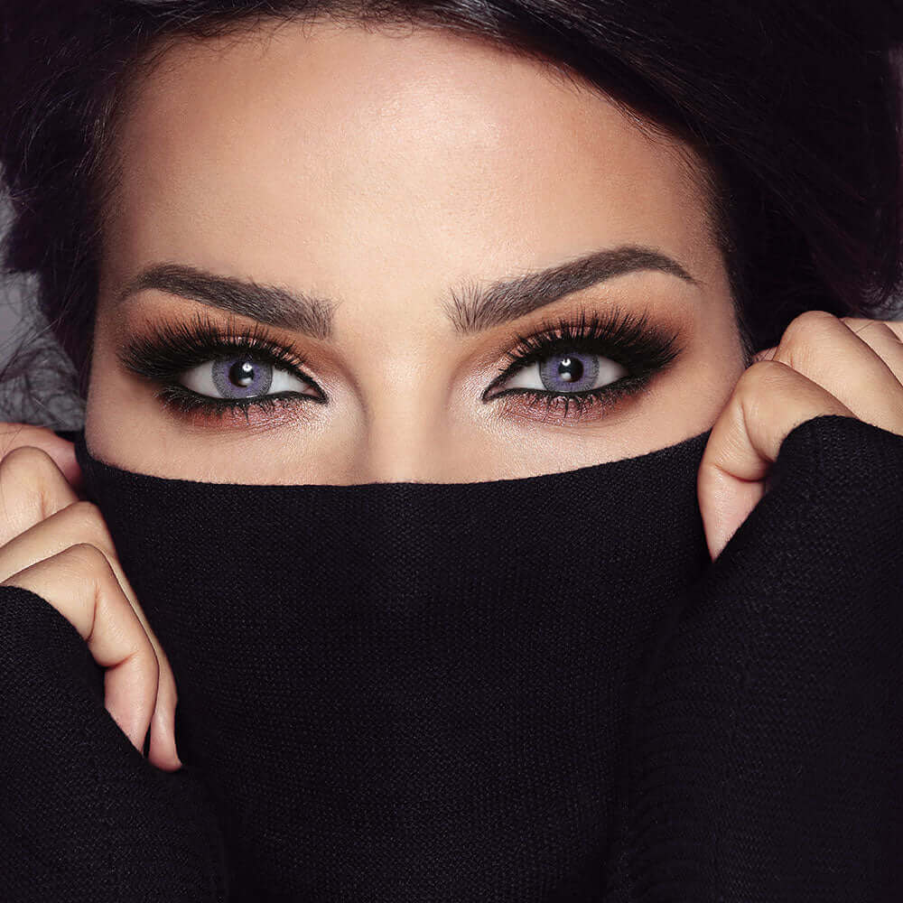 Barbie Eyeland Lavender Grey Eyesight Lens