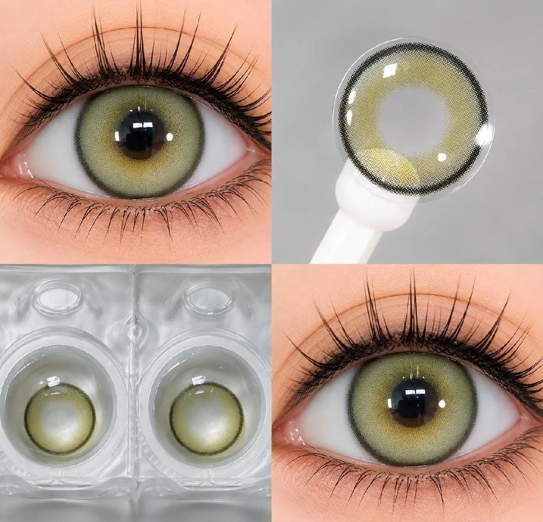 Circle Green Eye Lens