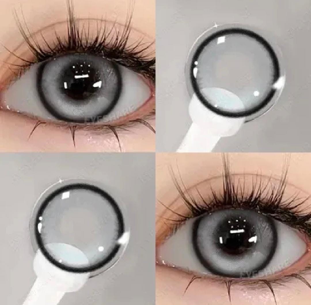 Circle Grey Eye Lens
