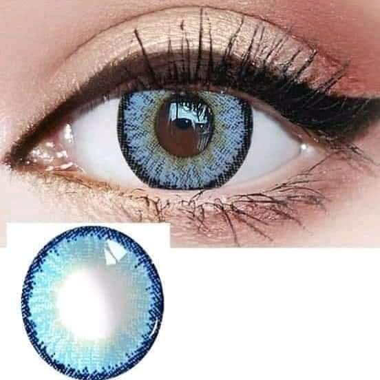 Golden Blue Eye Lens