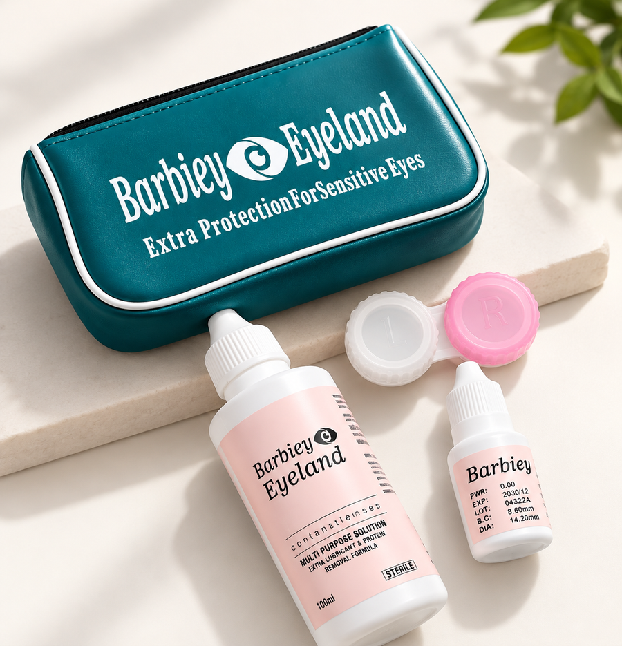 Barbiey Eyeland Solution Kit –Lens Care Set