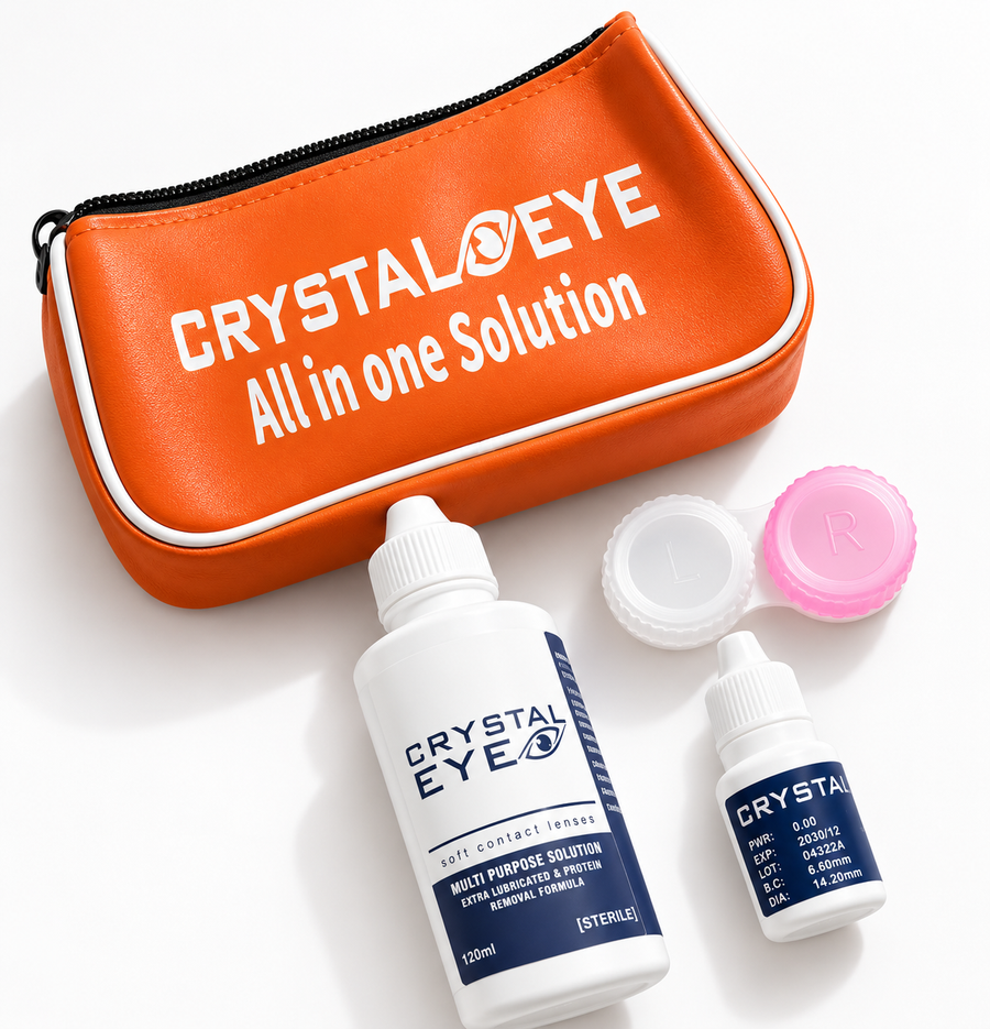 Crystal Eye Lens Solution Kit – Lens Care Set