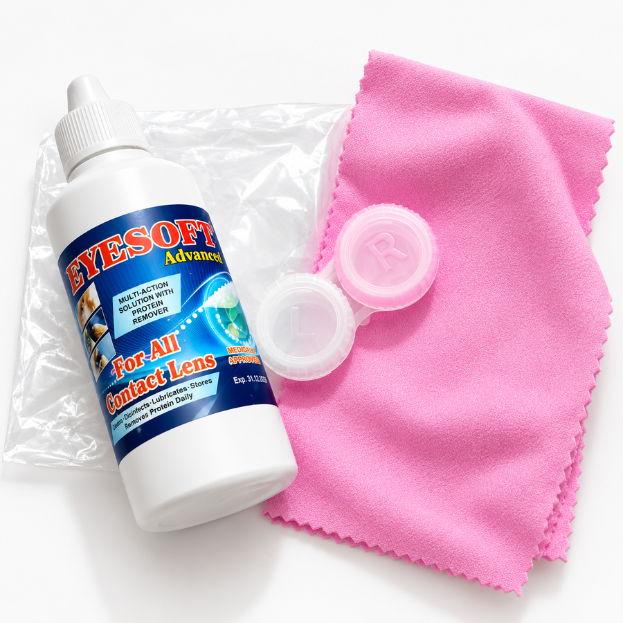 Eye Soft Lens Solution Kit – Lens Care Set