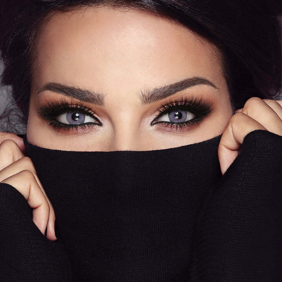 Barbie Eyeland Lavender Grey Eyesight Lens