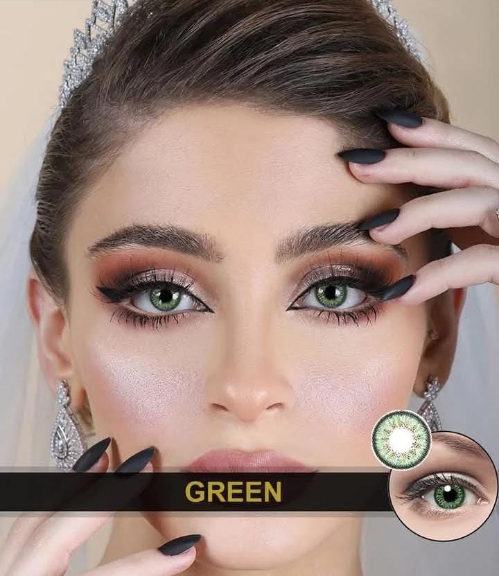 Dark Green Eye Lens