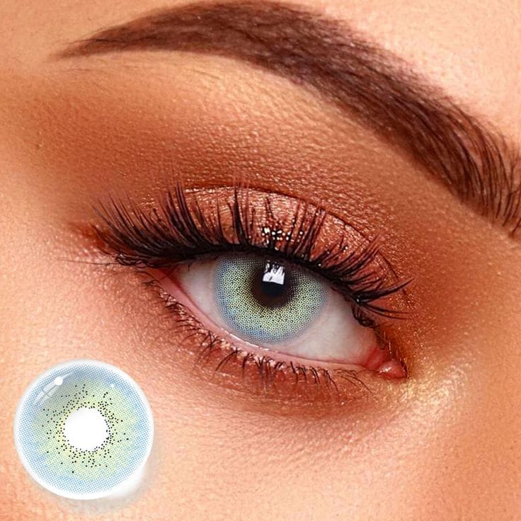 Ocean Blue Eye Lens