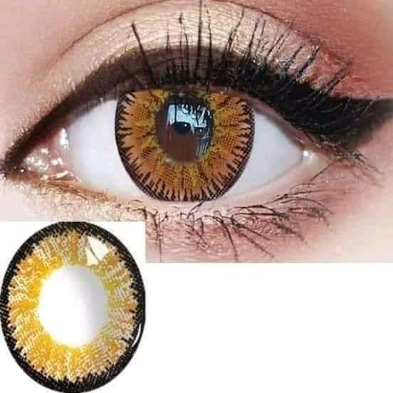 Golden Brown Eye Lens